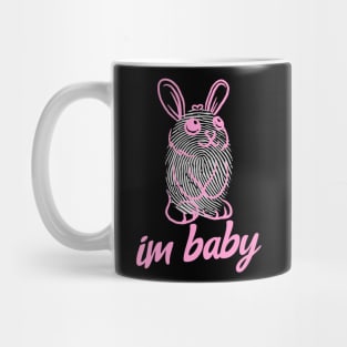 Im Baby Meme Pink Cute Bunny Kawaii Mug